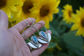 Giddyup Earrings- Kingman Turquoise