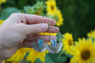 Giddyup Earrings- Kingman Turquoise