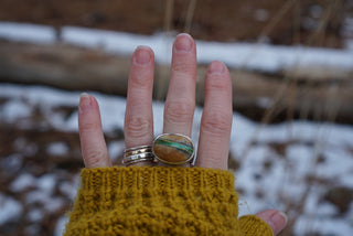 A River Runs Through It Ring- Size 7.5