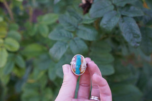 Wisdom Ring- Royston Turquoise Size 8.25