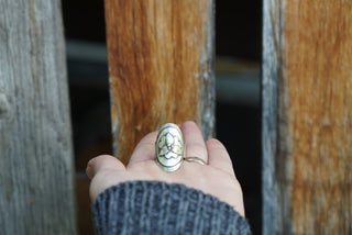 May Flowers Saddle Ring- Size 5.25-5.5