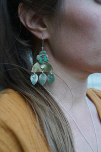 Great West Earrings- Royston Turquoise