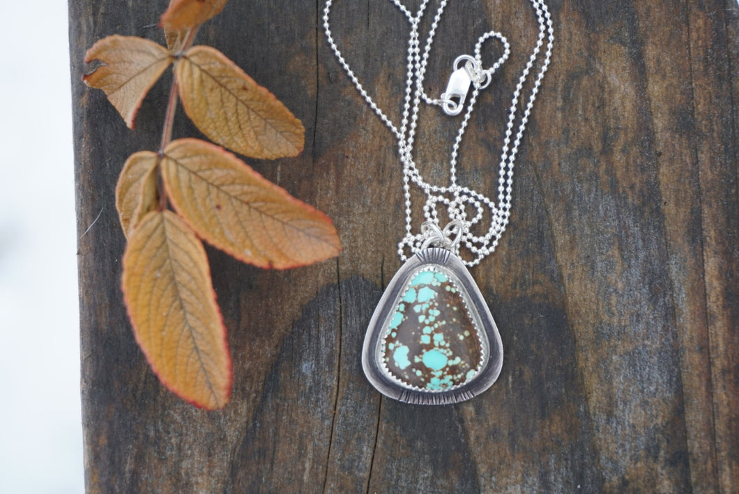Calamity Necklace- Number 8 Turquoise