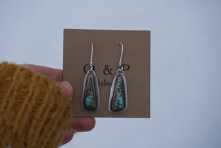 Essential Earrings- Number 8 Turquoise