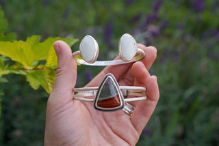 Horizon Cuff- Landscape Jasper
