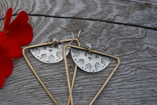 Valley Stamped Earrings