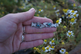 Freestone Post Earrings