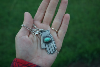 Frida Necklace- Green Variscite
