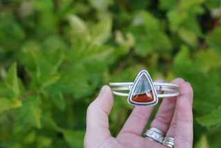 Horizon Cuff- Landscape Jasper