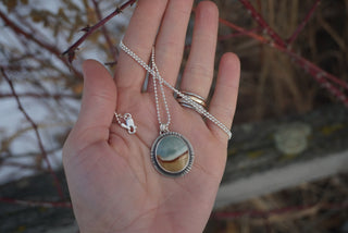 Calamity Necklace- Desert Picture Jasper