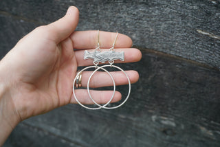 Freestone Hoop Earrings