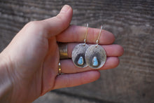 Load image into Gallery viewer, Full Moon Earrings- Lavender Turquoise
