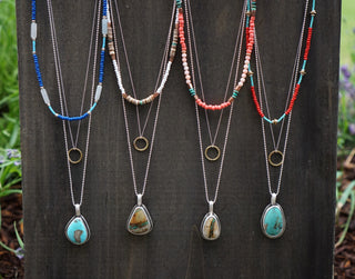 Festival Necklace Set- Blue