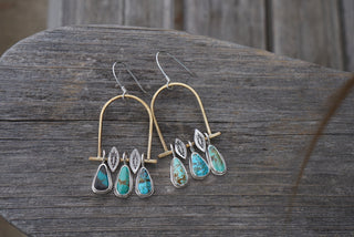 Four Feathers Earrings