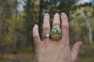 Autumn Greens Ring I- Size 8.25