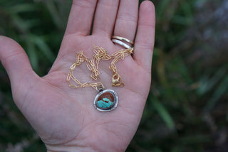Calamity Necklace- Compass+Gold