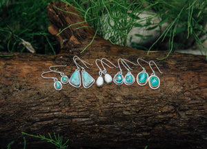 The Little Things Earrings- Carlin Turquoise