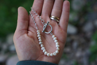Pearl Moon Necklace Set- Wild Horse Magnesite