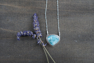 Stevie Necklace- Larimar