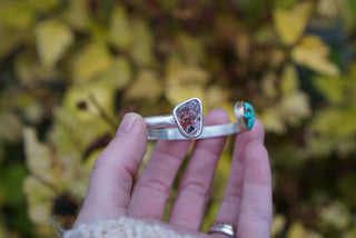 Space Between Cuff- Wild Horse and Turquoise