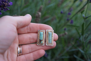 Held and Free Turquoise Bar Posts