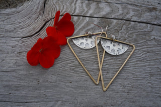 Valley Stamped Earrings