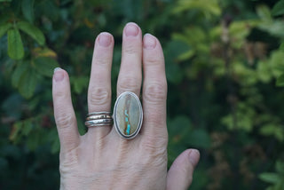 A River Runs Through It Ring- Size 7.5