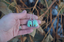 Load image into Gallery viewer, Essential Earrings- Green Kingman Turquoise
