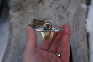 Desert Arch Cuff- Globe Turquoiae