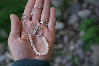 Pearl Moon Necklace Set- Wild Horse Magnesite