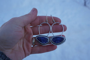Utah Earrings- Sodalite