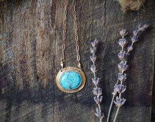 Calamity Necklace- Brass