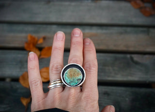 Moonshadow Ring- Size 8.5