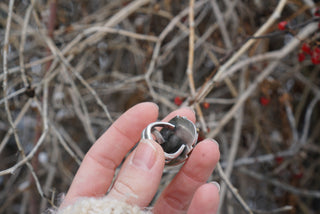 O'Keefe Ring- White Buffalo Size 6.25