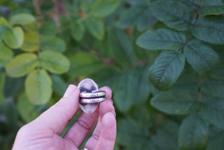 Wisdom Ring- Larimar Size 6.75/7