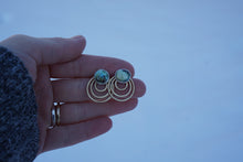 Load image into Gallery viewer, Aura Convertible Post Earrings- Lavender Turquoise
