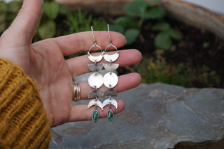 La Luna Earrings- Sterling Silver