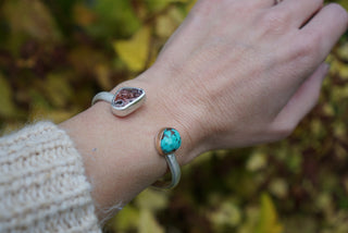 Space Between Cuff- Wild Horse and Turquoise