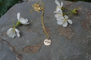 Moon Mama Necklace- Gold