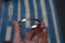 Load image into Gallery viewer, Silver Hammered Cuff
