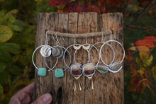 Load image into Gallery viewer, Montana Hoops- Royston Ribbon Turquoise
