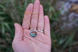 Calamity Necklace- Compass+Gold