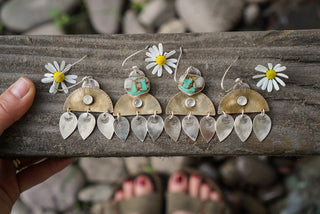 Great West Earrings- Royston Turquoise
