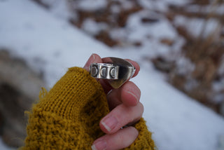 A River Runs Through It Ring- Size 7.75