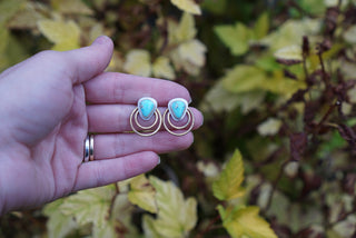 Aura Convertible Post Earrings-Small