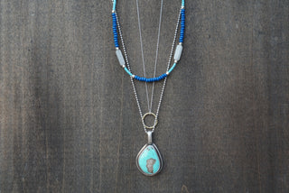 Festival Necklace Set- Blue