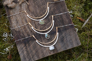 Cascade Necklace-Blue Compass Turquoise