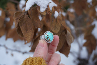 Essential Ring- Carico Lake Turquoise, Size 7