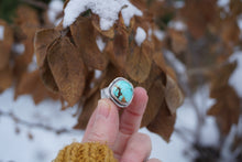 Load image into Gallery viewer, Essential Ring- Carico Lake Turquoise, Size 7

