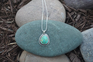 Calamity Necklace- Green Turquoise